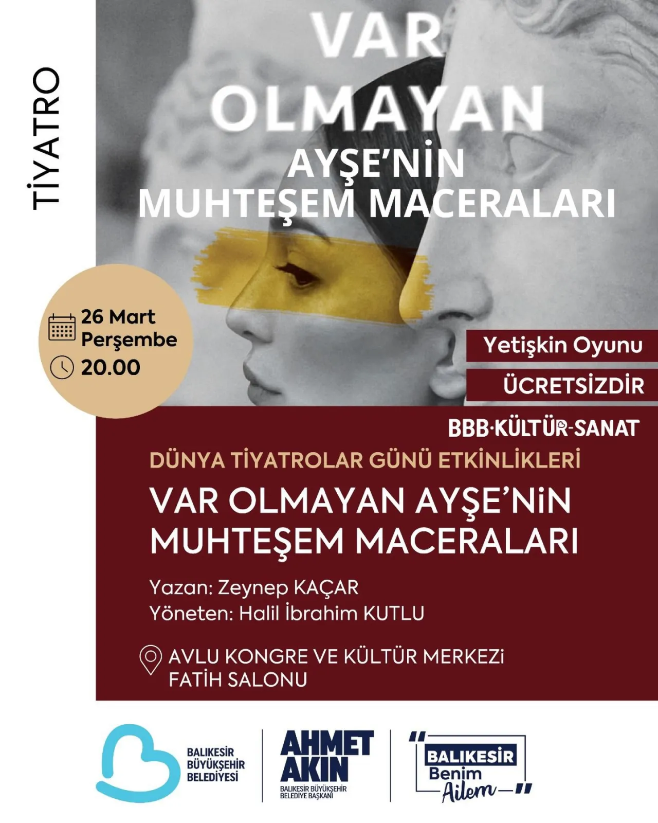 Balıkesir'de Dünya Tiyatrolar Günü Coşkusu: 