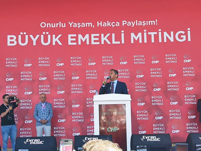 CHP’li Ensar Aytekin’den Tandoğan Meydanı’nda Emekli Mitinginde Çarpıcı Açıklamalar