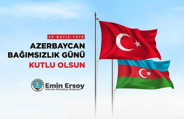 Havran Belediyesi Azerbaycan’ın Bağımsızlık Günü’nü Coşkuyla Kutladı