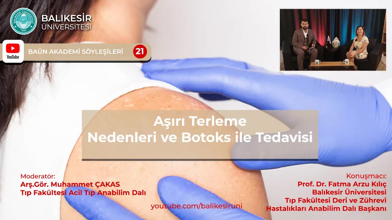 Aşırı Terleme ve Botoks Tedavisi Üzerine Yeni Bir Eğitim Programı Yayınlandı