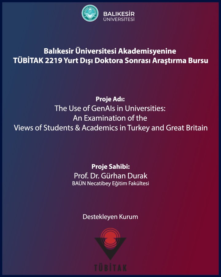 Akademisyen TÜBİTAK 2219 Bursunu Kazandı: Bilimsel Araştırmalar İçin Büyük Fırsat