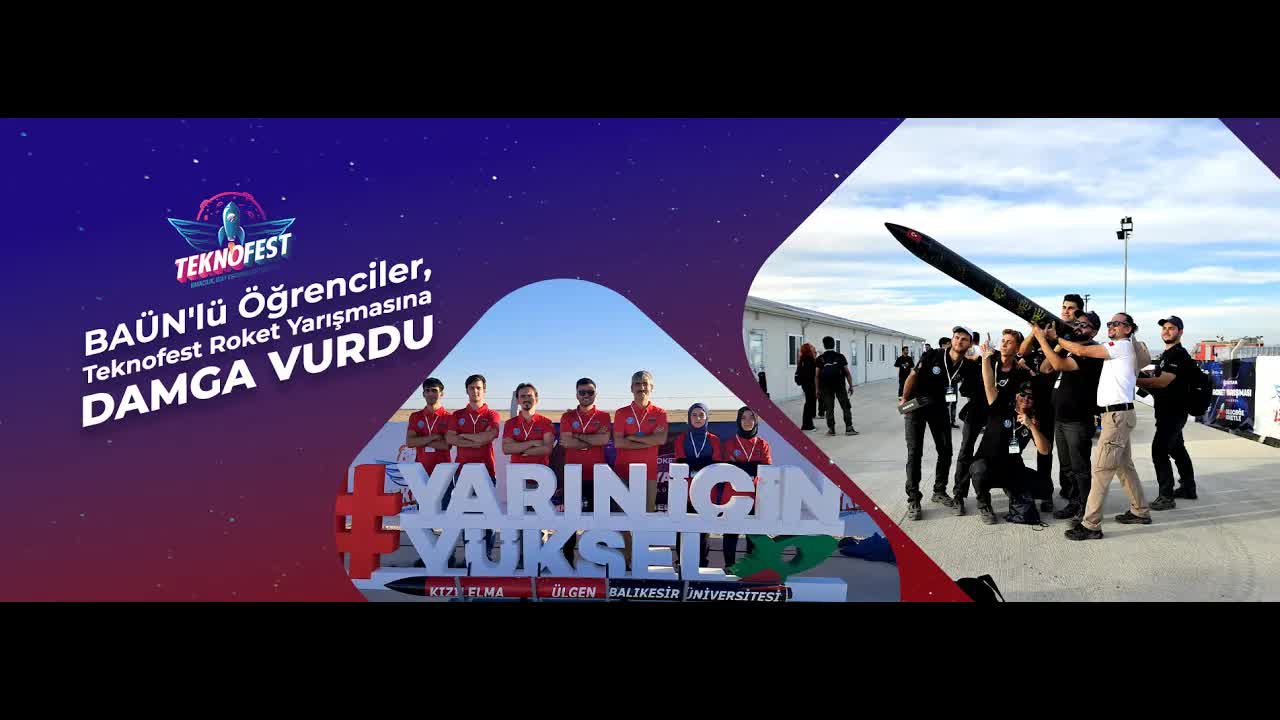 Balıkesir Üniversitesi Misya Topluluğu TEKNOFEST 2024 Roket Yarışmaları’nda Finale Kalan Takımlar Arasında