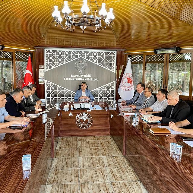 Balıkesir İl Tarım ve Orman Müdürlüğü Şube Müdürleri ile Değerlendirme Toplantısı Düzenlendi