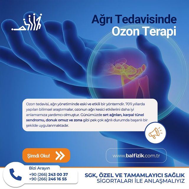 Ağrı Tedavisinde Ozon Terapi ile Sağlığınıza Destek