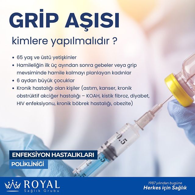 Grip Aşısı Uygulanacak Gruplar