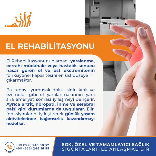 El Rehabilitasyonu: Elleri Güçlendirmek ve Sağlıklı Bir Yaşam Sürdürmek