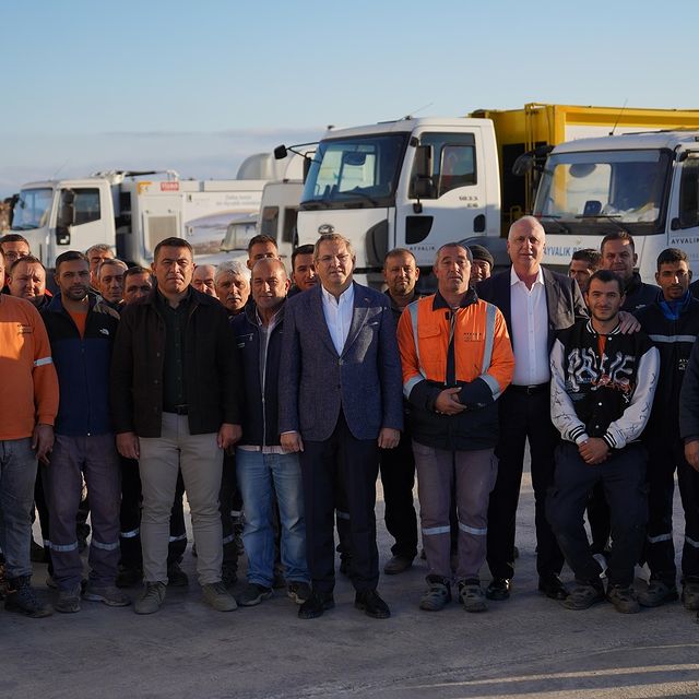 Ayvalık Belediyesi İşçileriyle Kahvaltıda Bir Araya Geldi