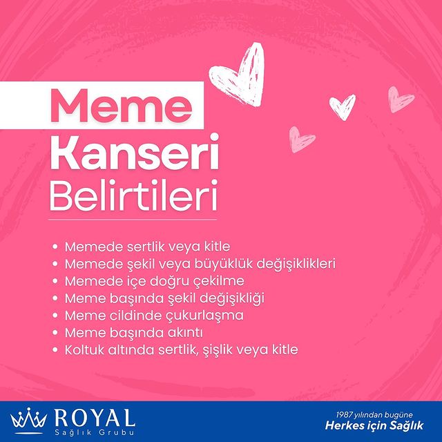 Meme Kanseri Belirtilerinin Önemi