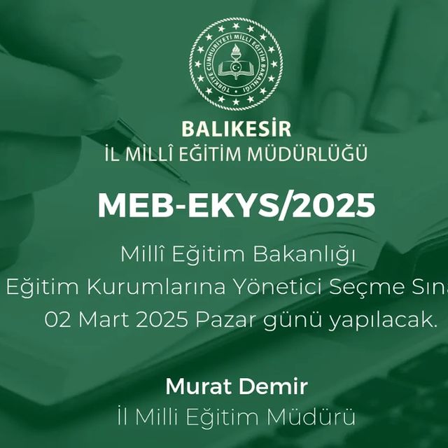 Millî Eğitim Bakanlığı, Yönetici Seçme Sınavı’nın Tarihini Açıkladı