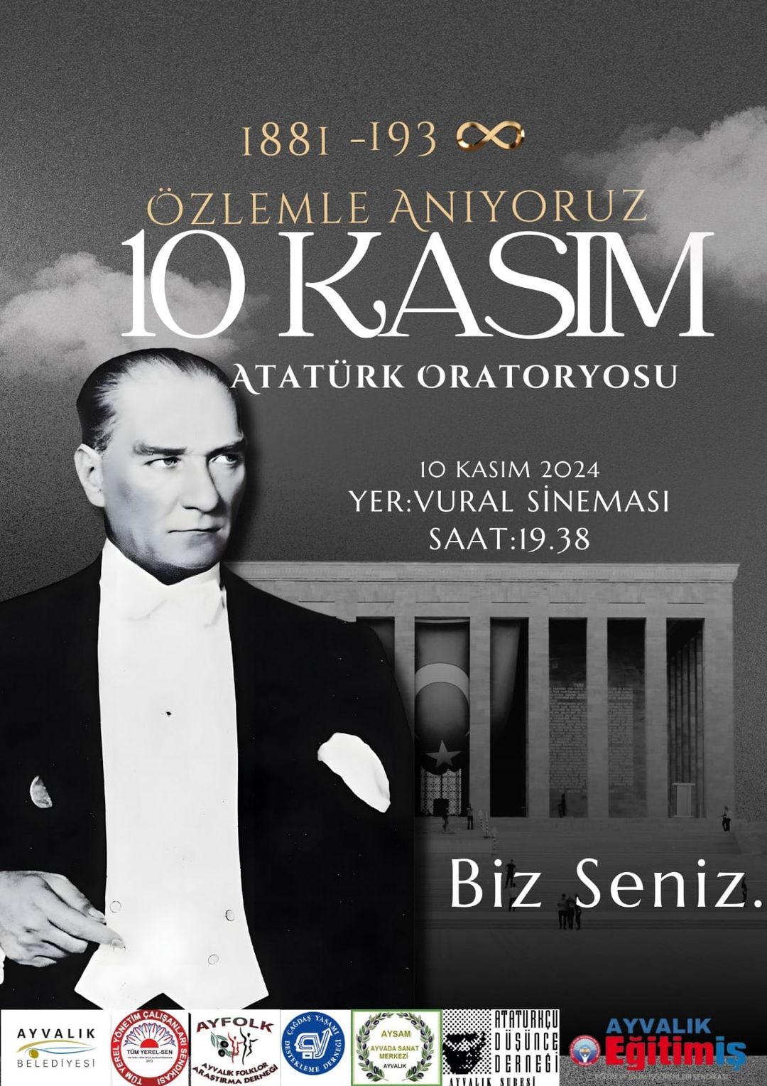 Atatürk Anma Etkinliği için Davet