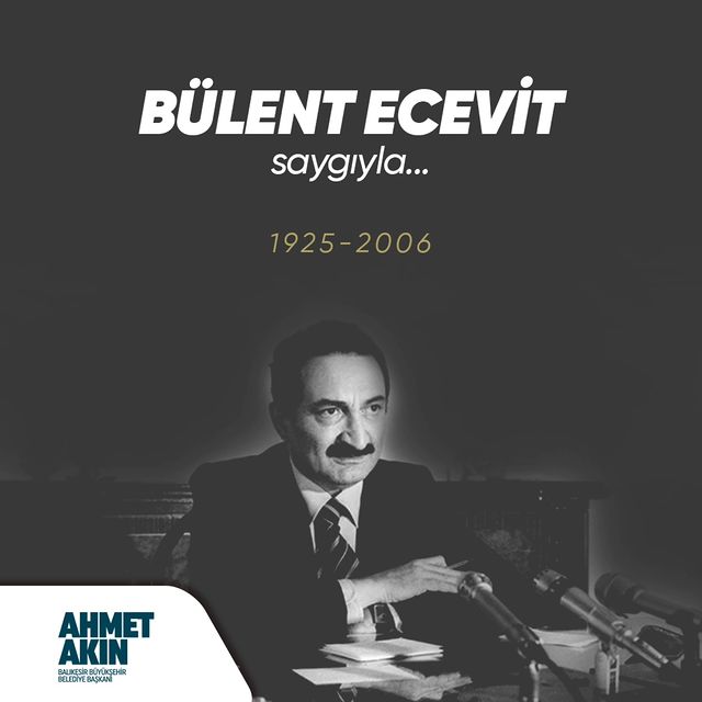 Bülent Ecevit Anıldı