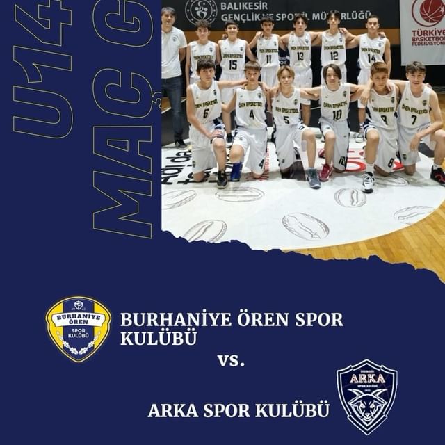 Burhaniye Ören Spor Kulübü U14 Ligi Karşılaşmasına Hazırlanıyor