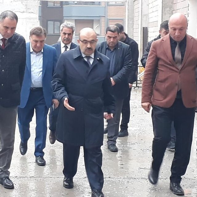 Ayvalık’ta Zeliha Perkit Okulu İnşaatı Ziyaret Edildi