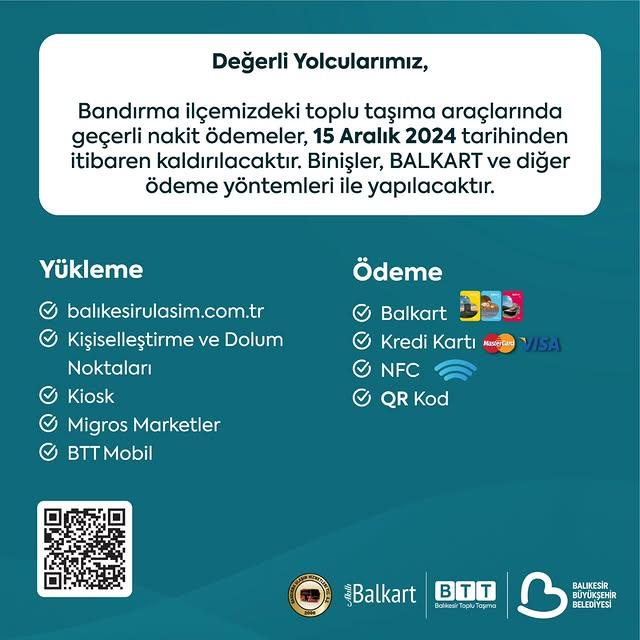 Balıkesirli Hemşehrilere Yeni Ödeme Seçenekleri