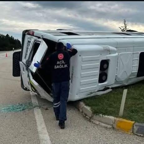 Kaza sonucunda 29 kişi yaralandı