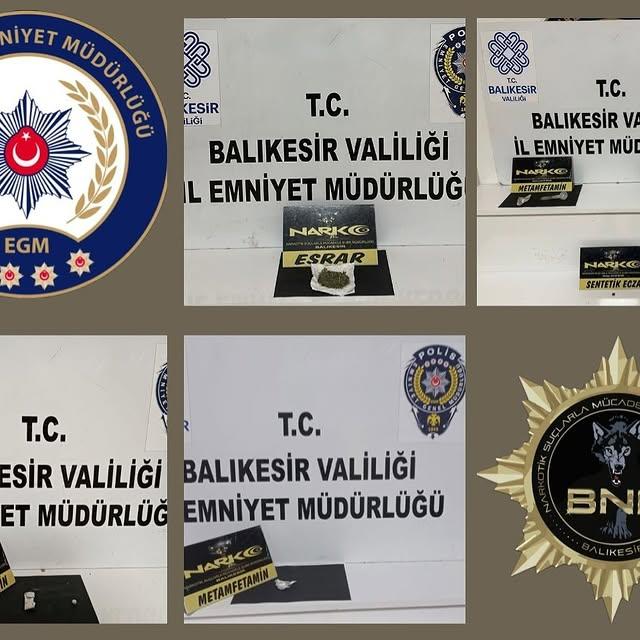 Balıkesir’de Narkotik Operasyonu: Uyuşturucu Ele Geçirildi