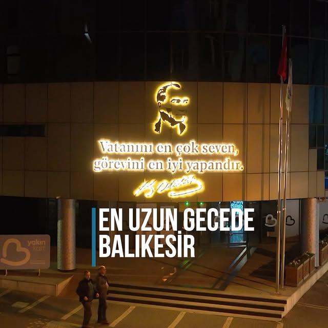 Şeb-i Yelda Gecesi Balıkesir’de Kutlandı