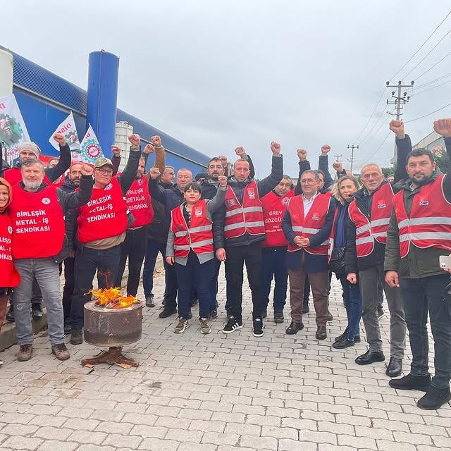 DİSK Birleşik Metalİş Sendikası Kararlı Mücadelesiyle Arıtaş İşçilerinin Yanında