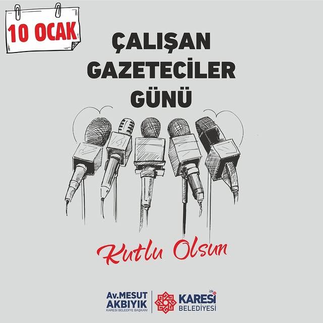 Başkan Akbıyık’tan Gazeteciler Günü Mesajı