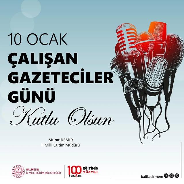 10 Ocak Çalışan Gazeteciler Günü Kutlanıyor