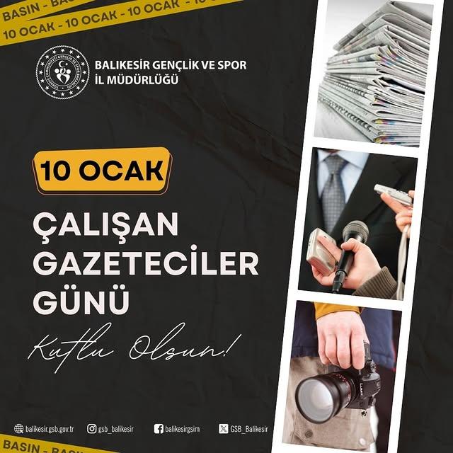 Gençlik ve Spor İl Müdürlüğü, Çalışan Gazetecileri Onurlandırdı