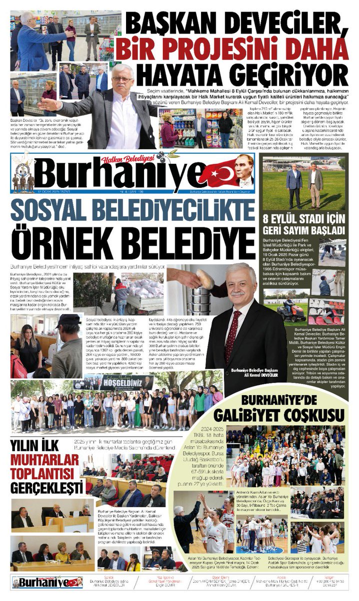 Burhaniye’de E Burhaniye Haber Gazetesi’nin 198. sayısı yayınlandı