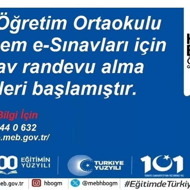 Açık Öğretim Ortaokulu Öğrencileri için Önemli Duyuru