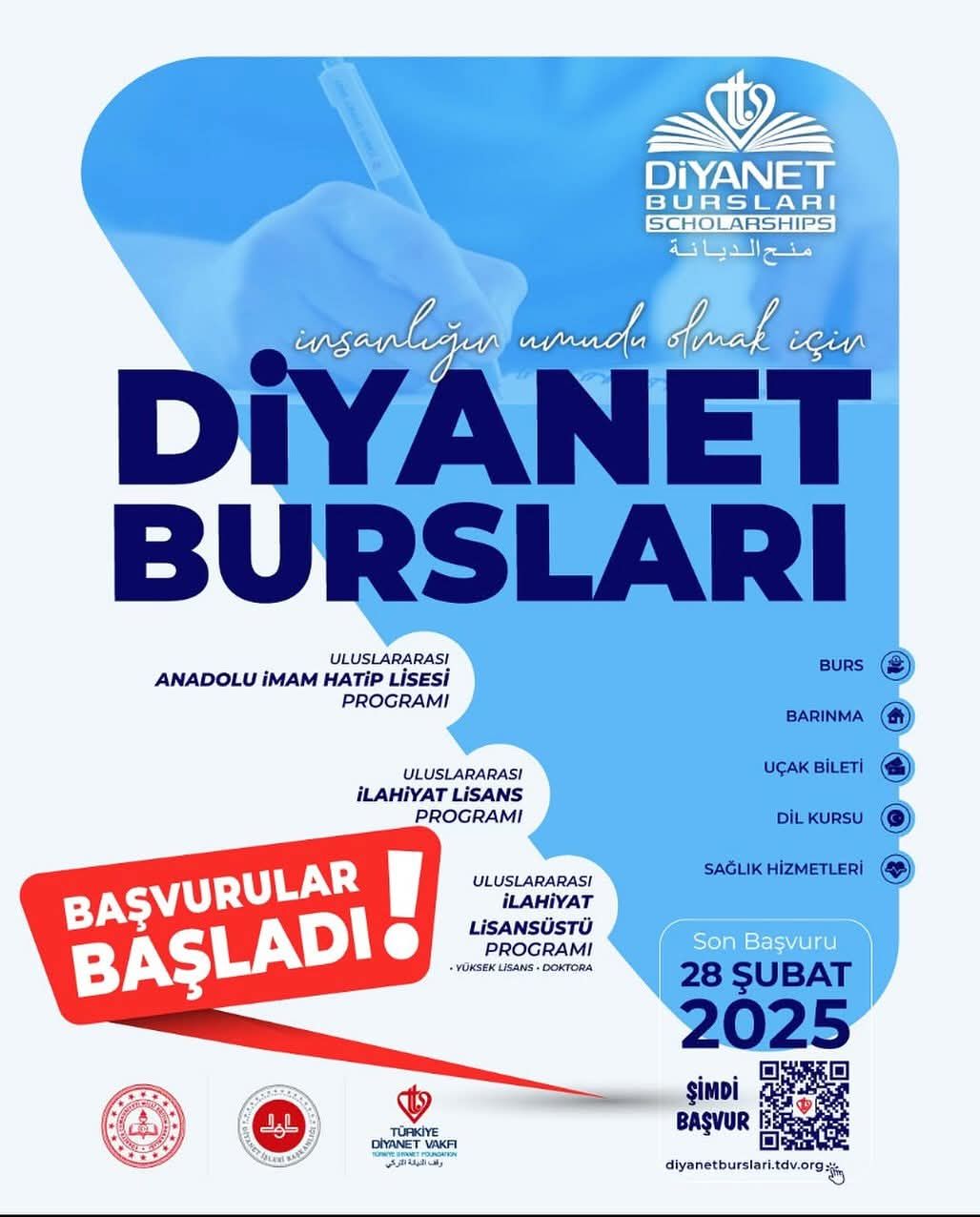 Diyanet Bursları için Başvurular Açıldı: Eğitimde Uluslararası Destek Fırsatı