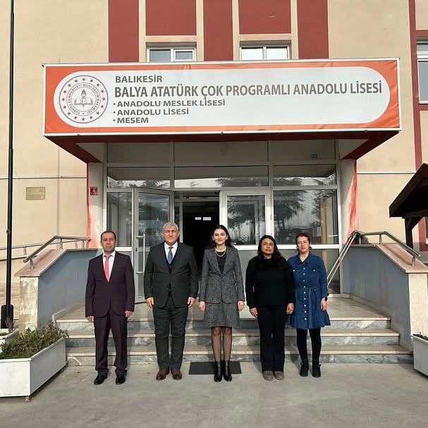 Balya Kaymakamı ve İlçe Milli Eğitim Müdürü, Balya Atatürk Çok Programlı Anadolu Lisesi’nde