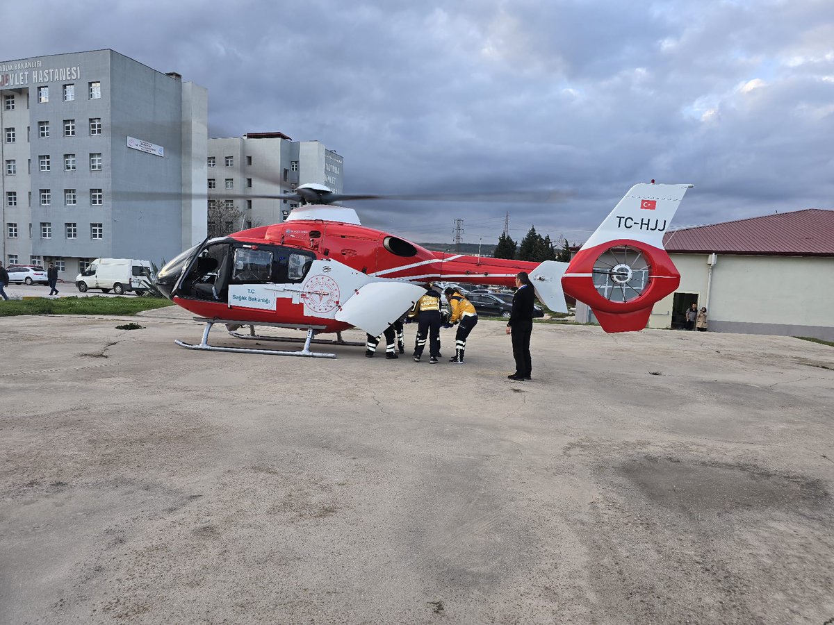 Balıkesir’de Helikopter Ambulans İle Gerçekleştirilen Hayatî Nakil Başarıyla Sonuçlandı