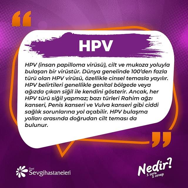 HPV, Cinsel Yolla Bulaşan Bir Virüs