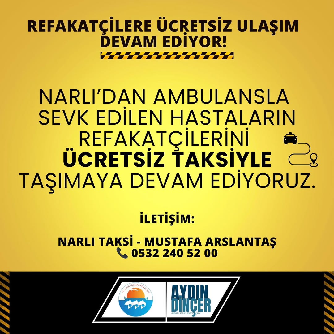 Marmara Adalar Belediyesi’nden Sağlık Hizmetlerine Tam Destek