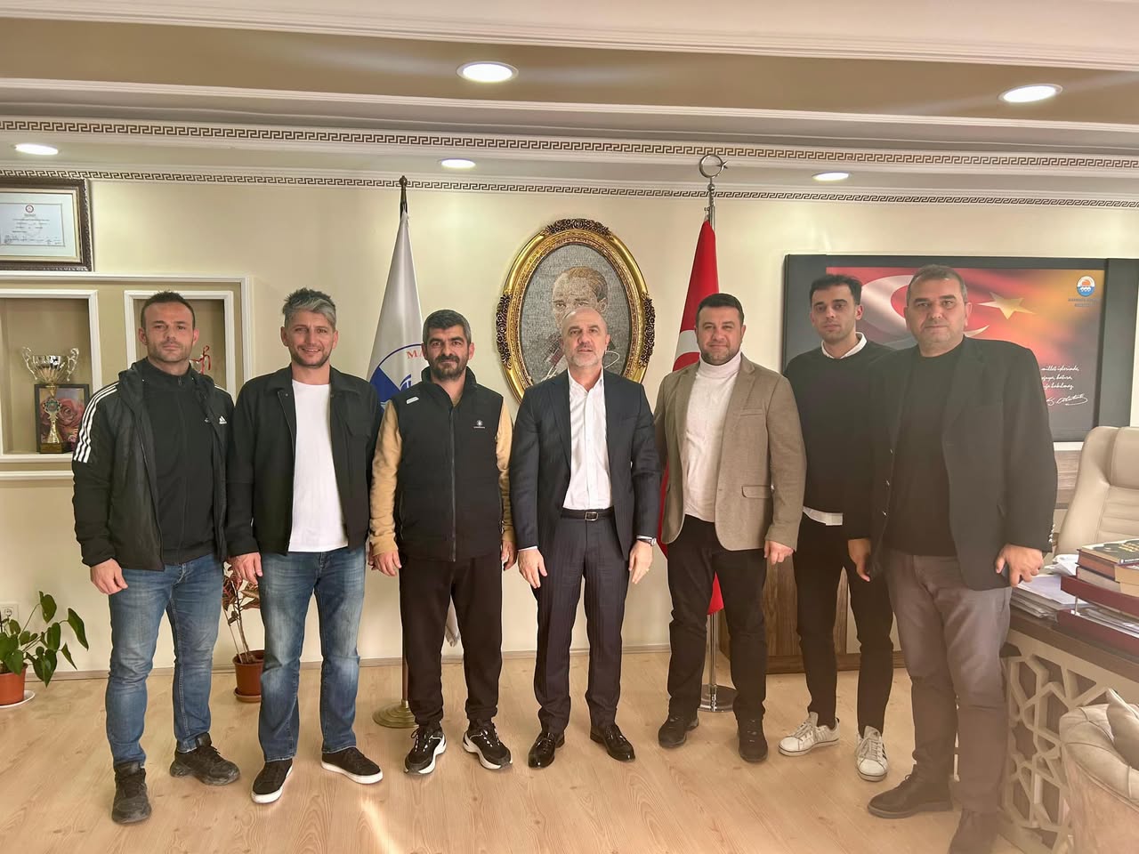 Marmara Adalar Belediyespor’dan Başkan Aydın Dinçer’e Ziyaret