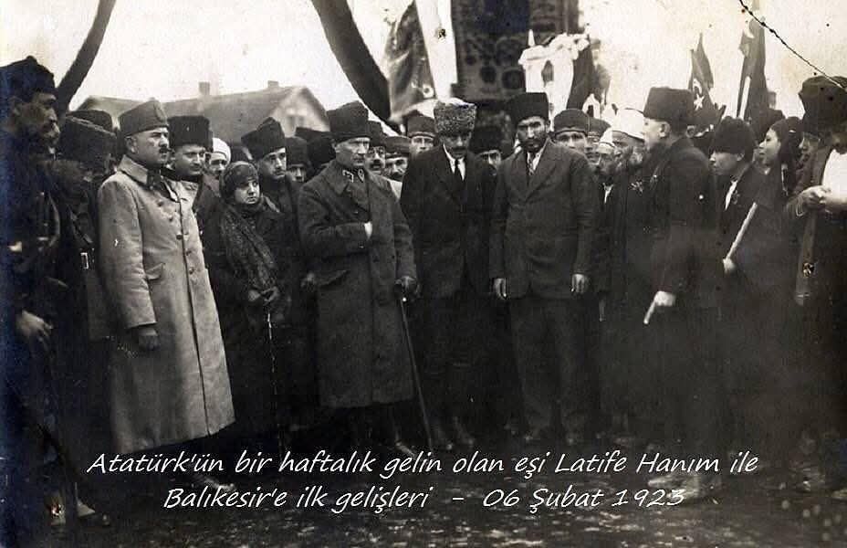 Atatürk ve Latife Hanım’ın Balıkesir Ziyareti