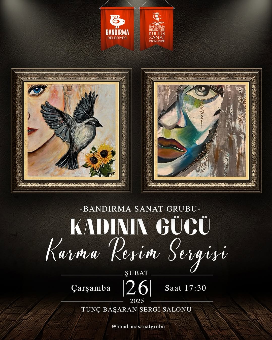 Bandırma’da “Kadının Gücü” Karma Resim Sergisi Kapılarını Açıyor