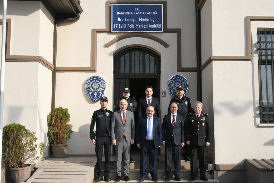 Balıkesir Valisi İsmail Ustaoğlu Bandırma’da Asayiş Çalışmalarını Denetledi