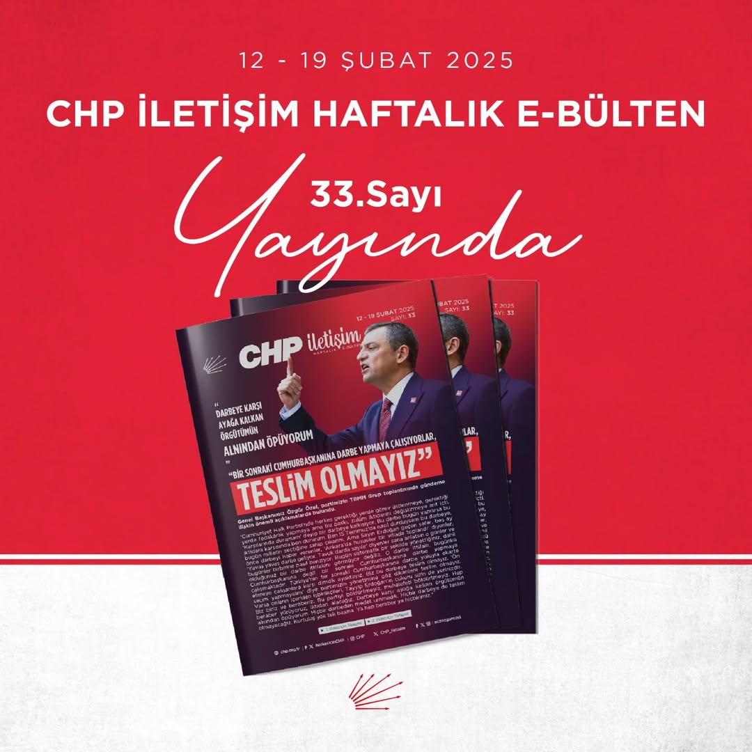 CHP Balıkesir İl Başkanlığı, Haftalık İletişim Bültenini Yayınladı