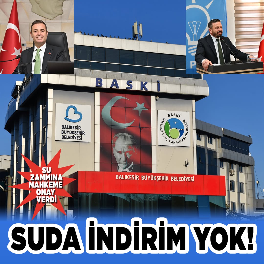 Balıkesir’de Su Tarifesinde İndirim Kararı Çıkmadı