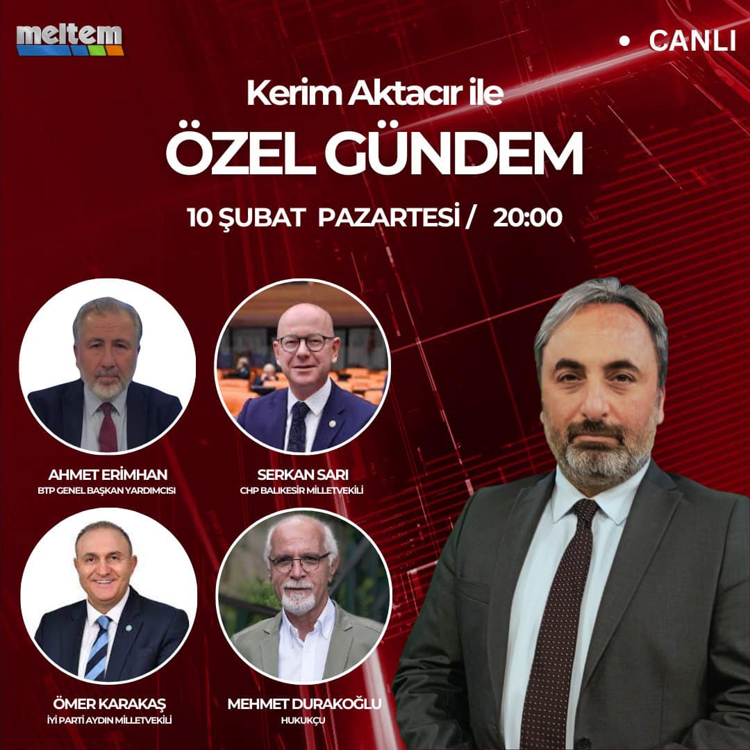 Serkan Sarı’dan Özel Gündem Programı Katılımı