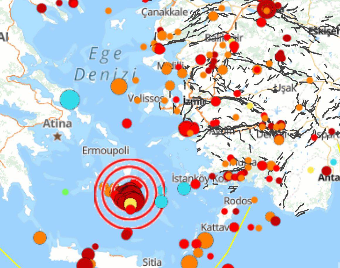 Ege Denizi’nde Deprem Fırtınası: 400’ü Aşkın Sarsıntı Kayıt Altında