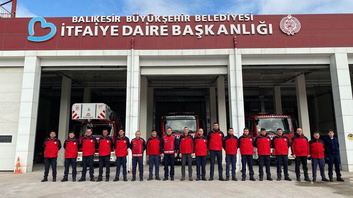 Balıkesir İtfaiyesi Eğitimlerine Devam Ediyor