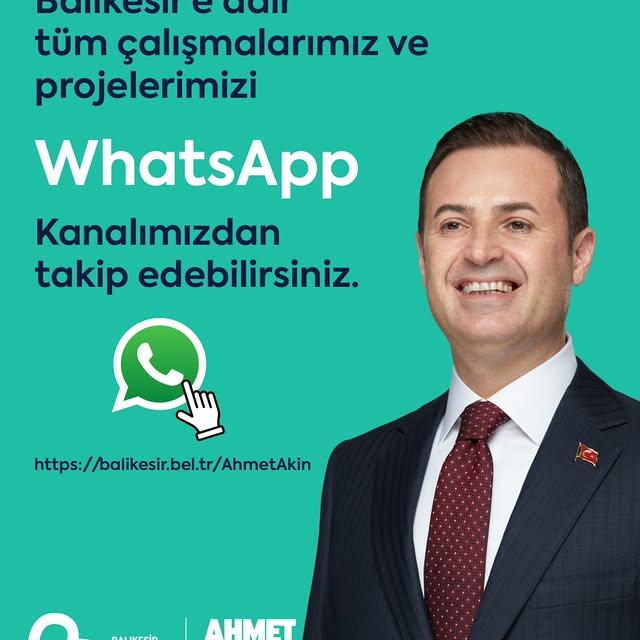 Balıkesir Büyükşehir Belediyesi WhatsApp Aboneliğiyle Hizmetleri Takipte Kalın