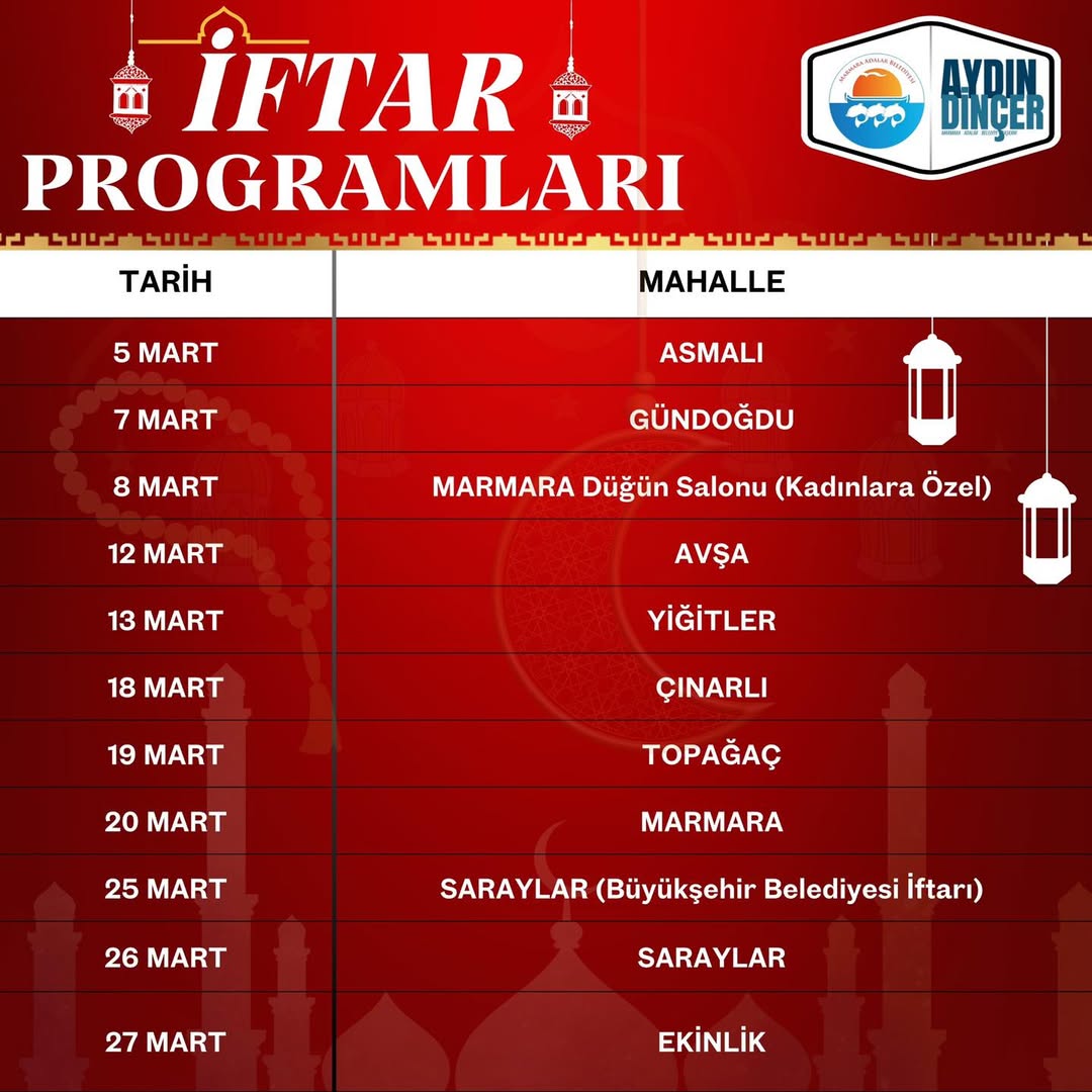 Marmara Adalarında Ramazan Iftarlarıyla Bereket Paylaşıyor!