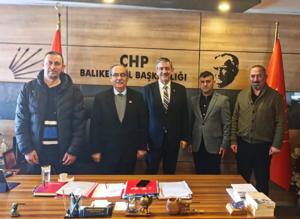 CHP Havran İlçe Teşkilatı, İl Başkanlığı’nı Ziyaret Etti