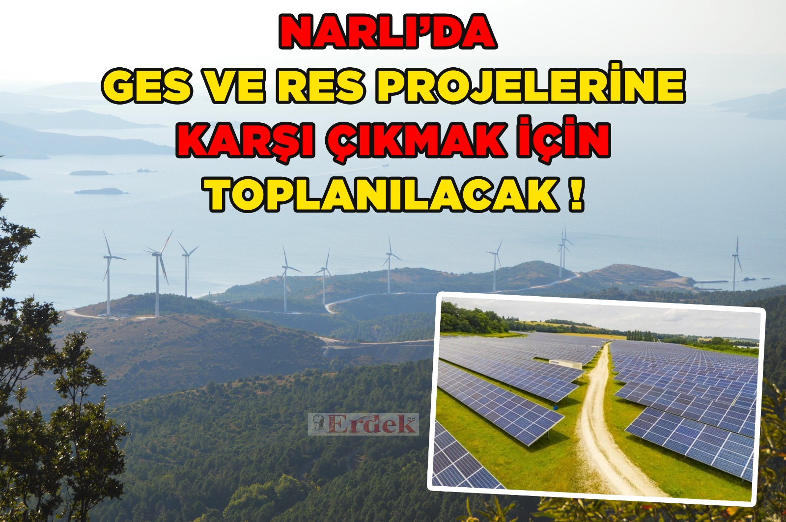 Erdek’te Güneş Enerji Santrali Projesi Çevre Endişelerine Yol Açtı