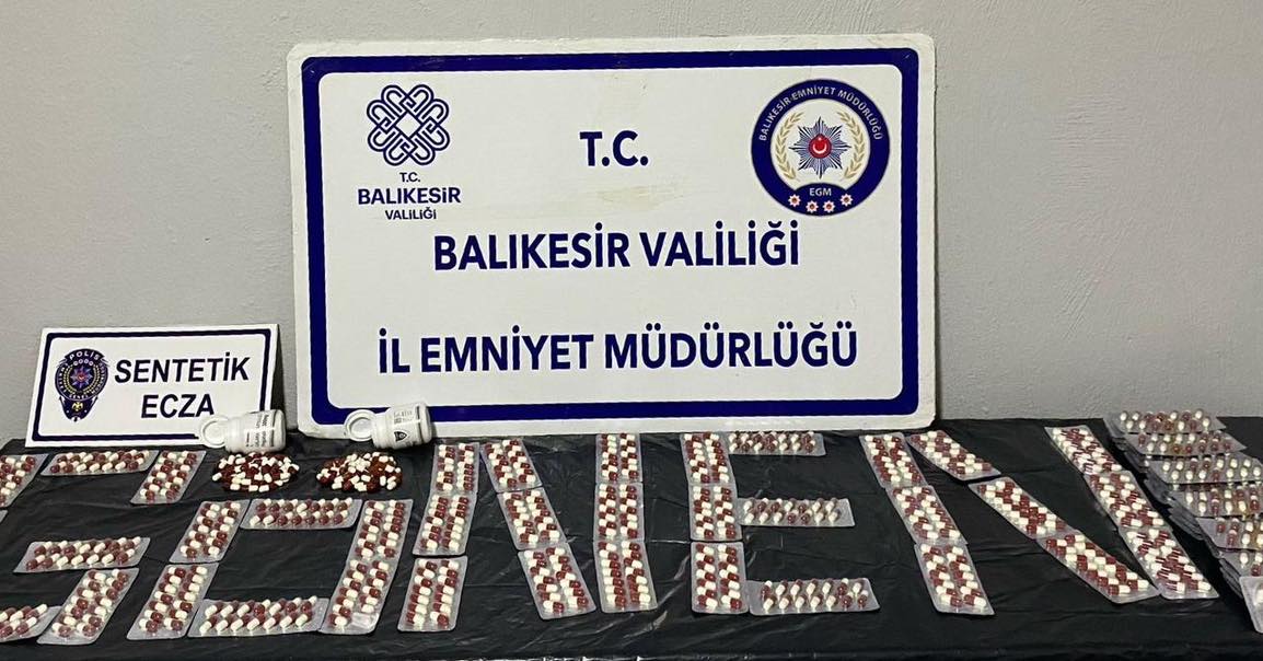 Gönen’de Uyuşturucu Operasyonu: 994 Adet Sentetik Ecza Ele Geçirildi