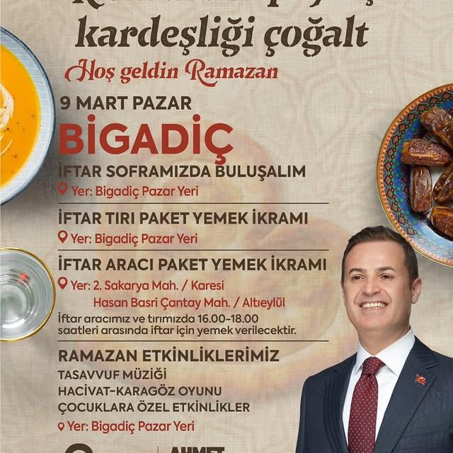 Balıkesir Büyükşehir Belediyesi’nden Ramazan Etkinlikleri: İlçe İlçe Bereket Paylaşımı