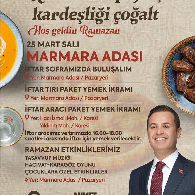 Balıkesir’de Ramazan Sofraları İle Dayanışma Vurgusu