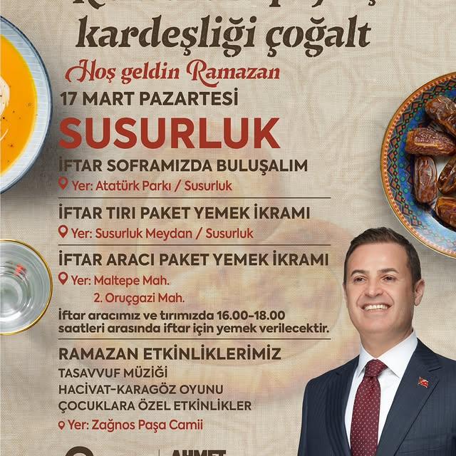 Balıkesir’de Ramazan Ayında 400 Bin Kişilik İftar Sofrası